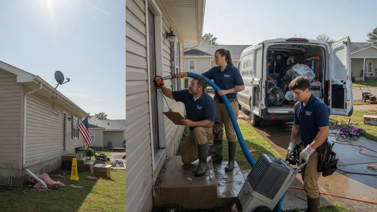 Ceiling Water Damage Restoration in West Point, KY near me